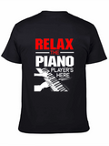 Relax Piano Player T-Shirt - Music Lover Gift