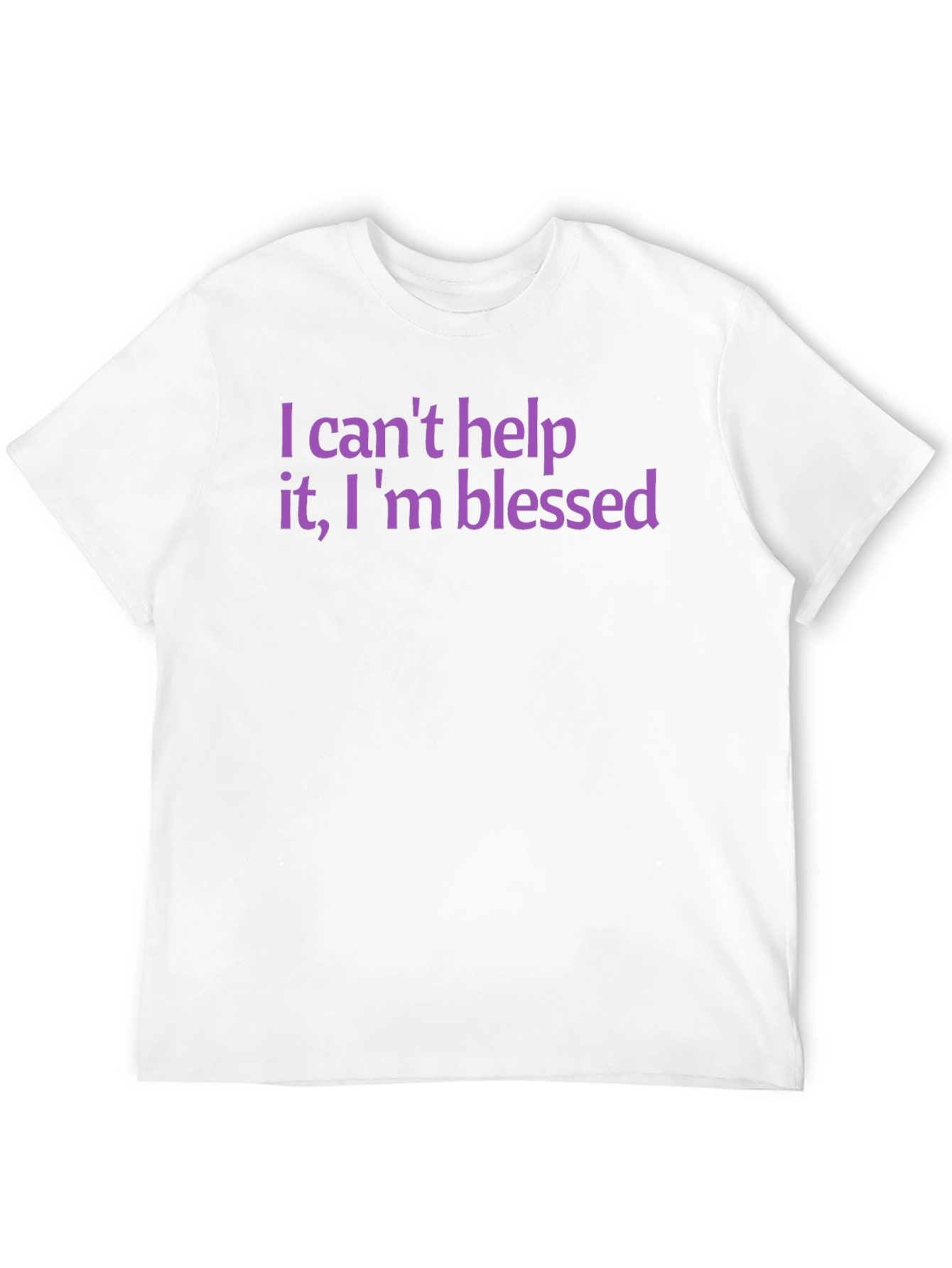 Blessed Graphic Tee - Soft Cotton Crew Neck T-Shirt