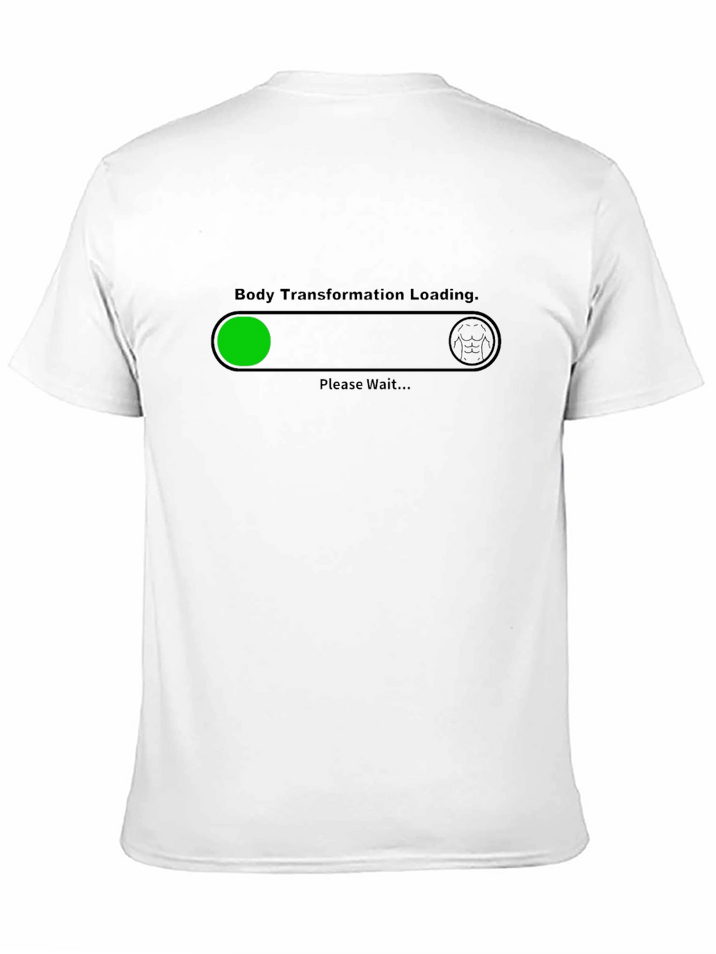 Body Transformation Loading Graphic Tee - Black
