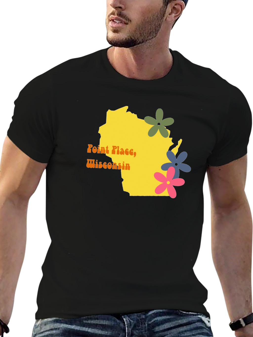 Point Place Wisconsin Retro T-Shirt