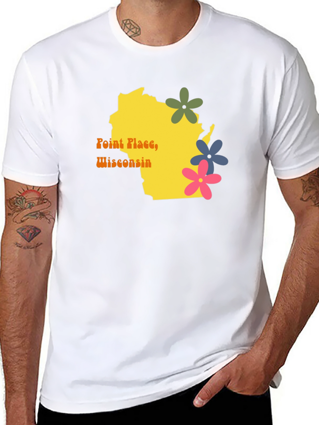 Point Place Wisconsin Retro T-Shirt