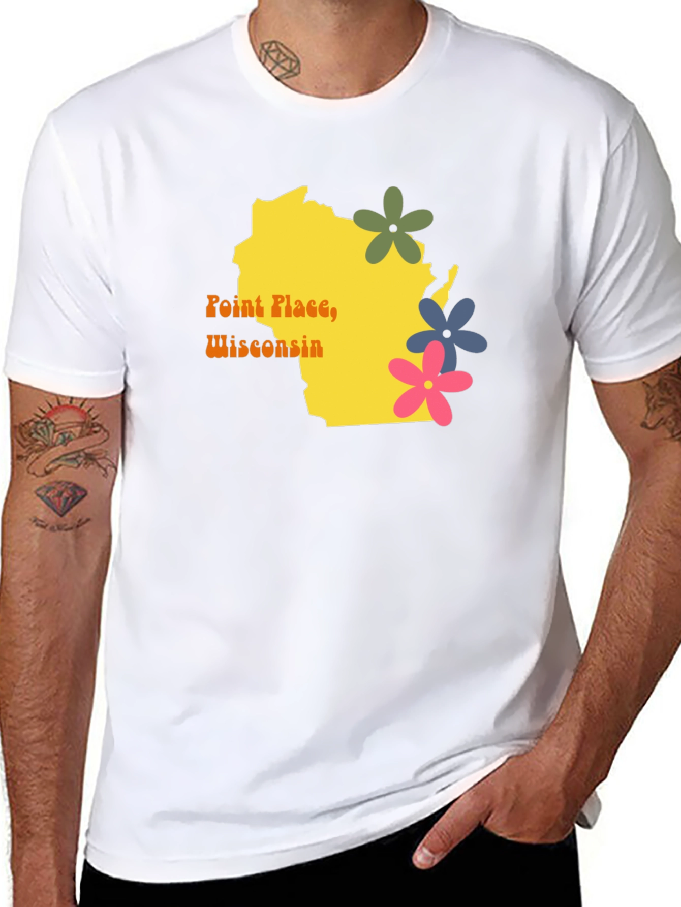 Point Place Wisconsin Retro T-Shirt