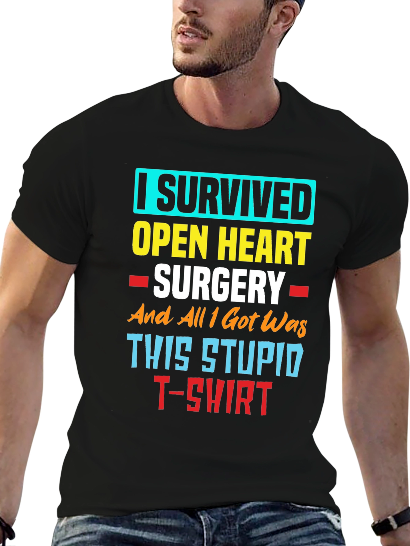 I Survived Open Heart Surgery T-Shirt
