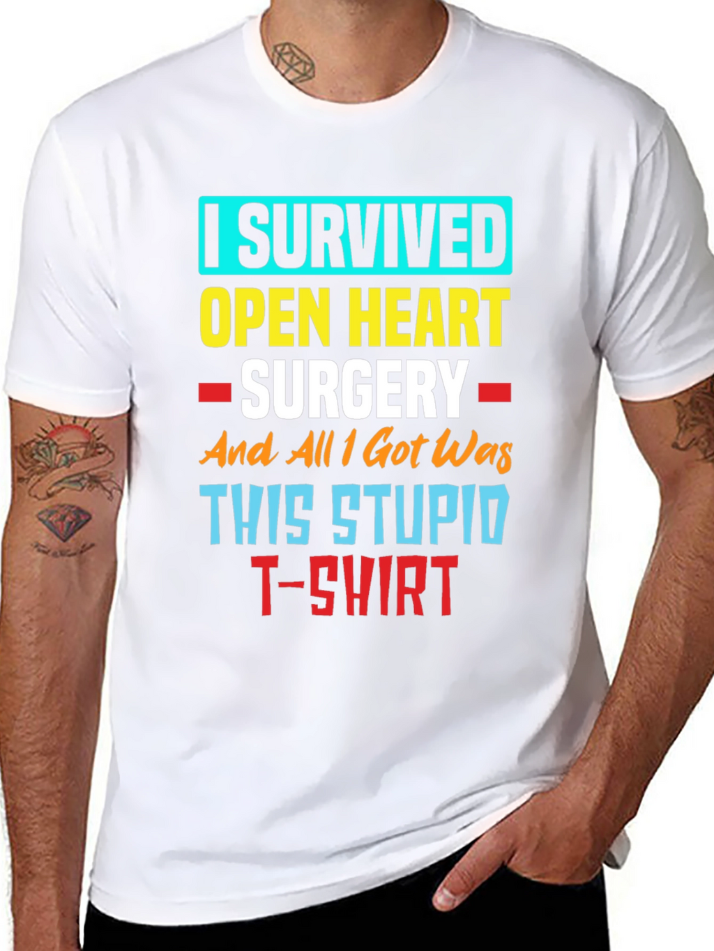 I Survived Open Heart Surgery T-Shirt