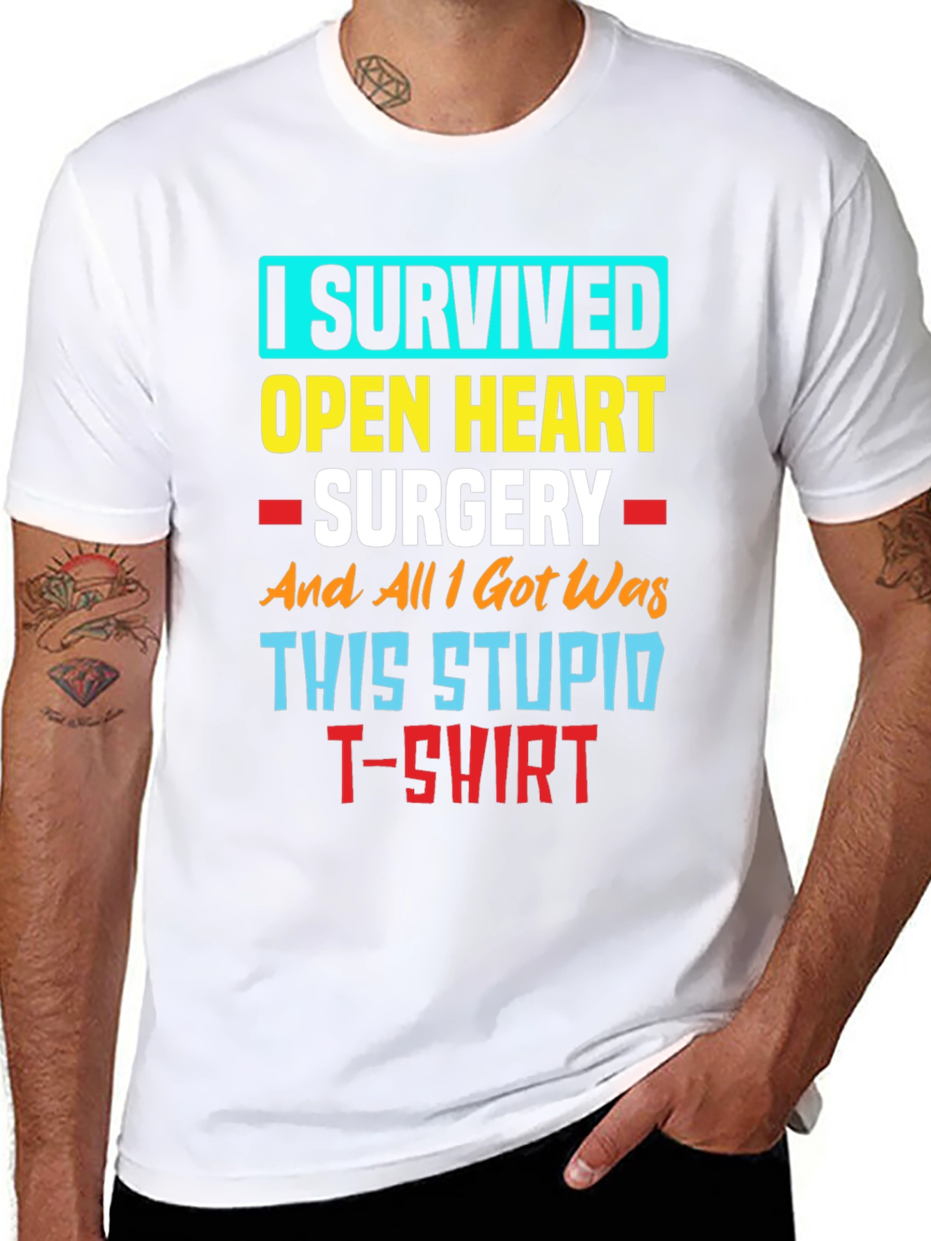 I Survived Open Heart Surgery T-Shirt
