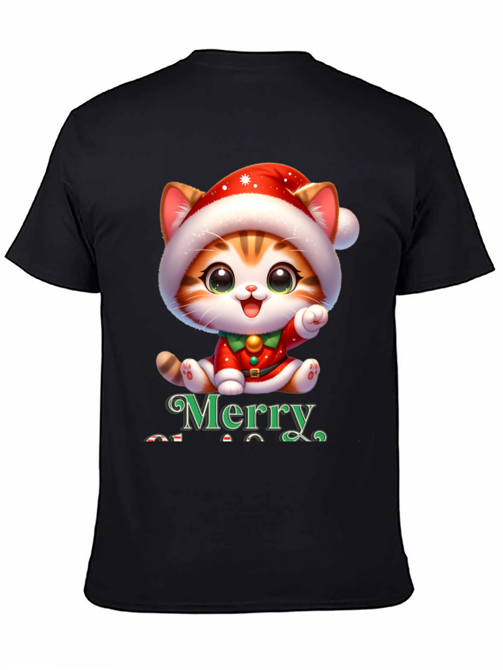 Merry Christmas Cat T-Shirt
