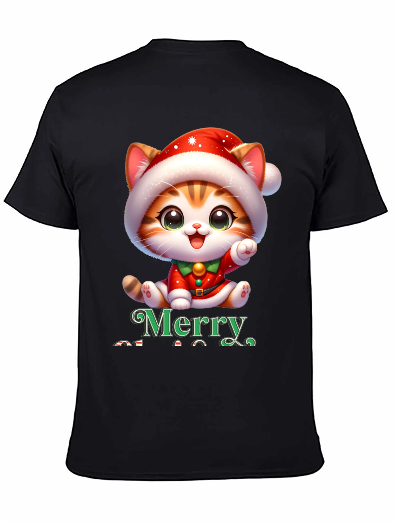 Merry Christmas Cat T-Shirt