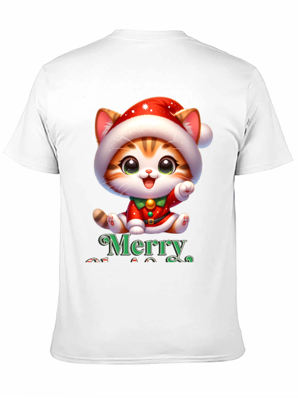 Merry Christmas Cat T-Shirt
