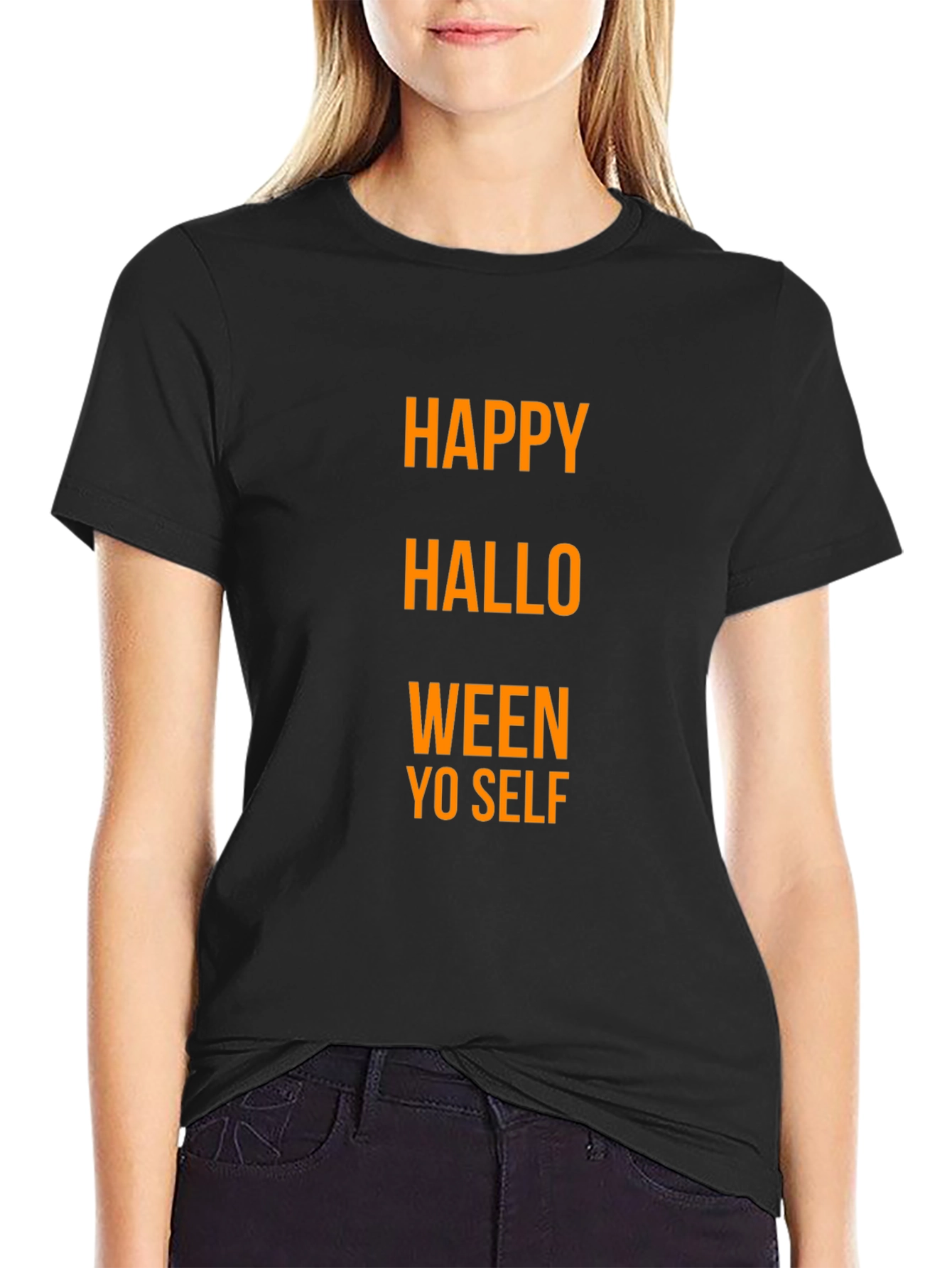 Happy Halloweeen Yo Self Graphic Tee