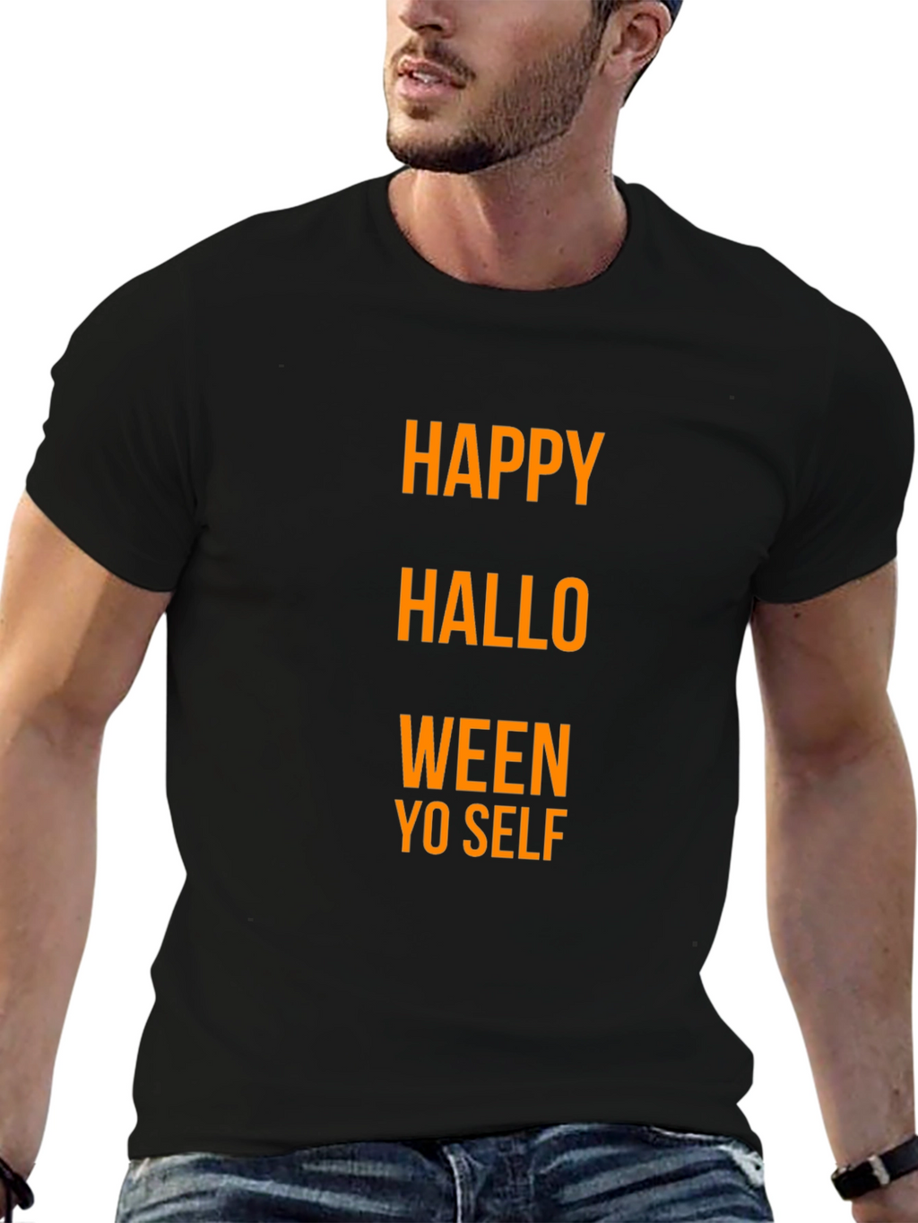 Happy Halloweeen Yo Self Graphic Tee