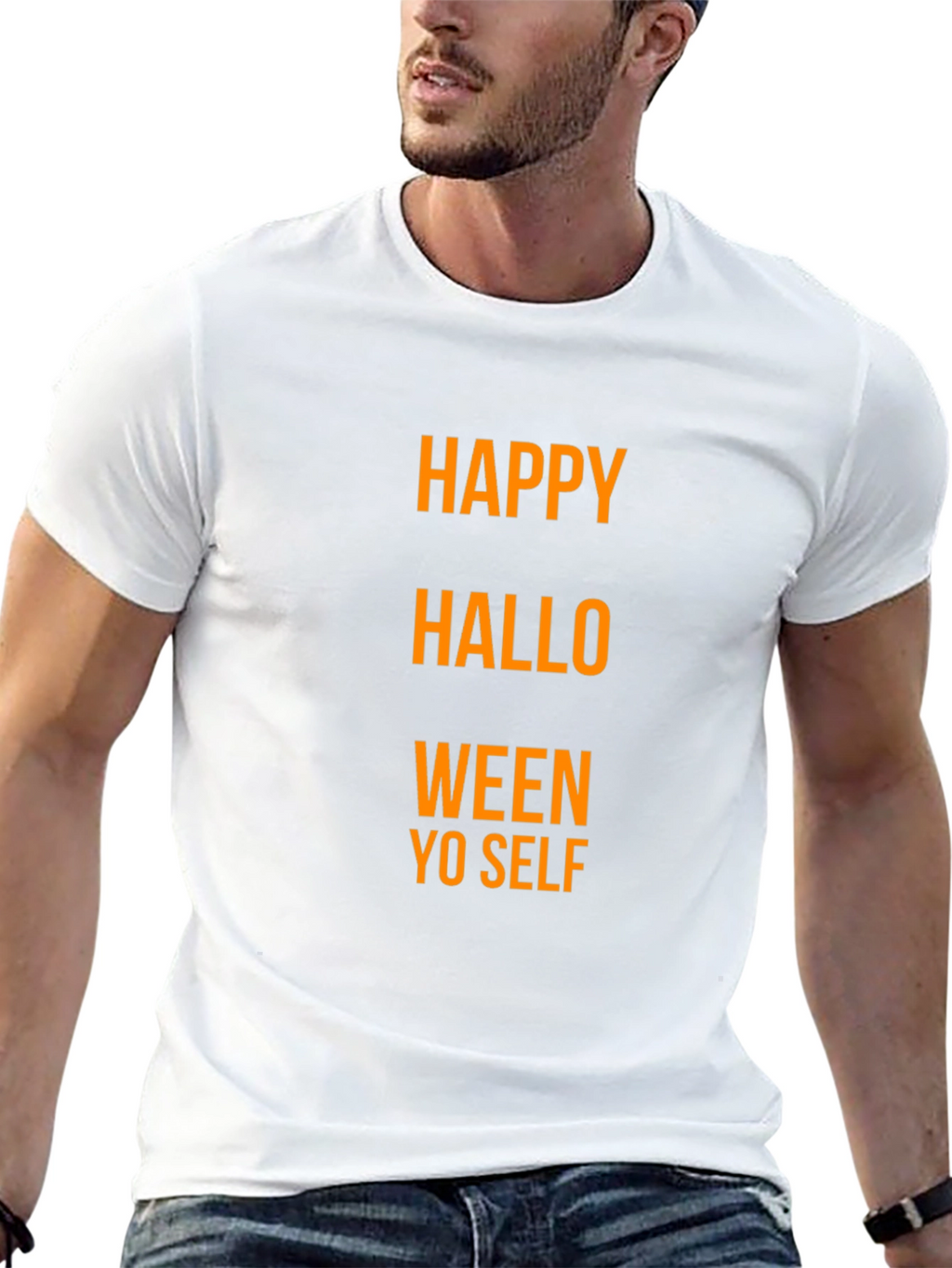 Happy Halloweeen Yo Self Graphic Tee