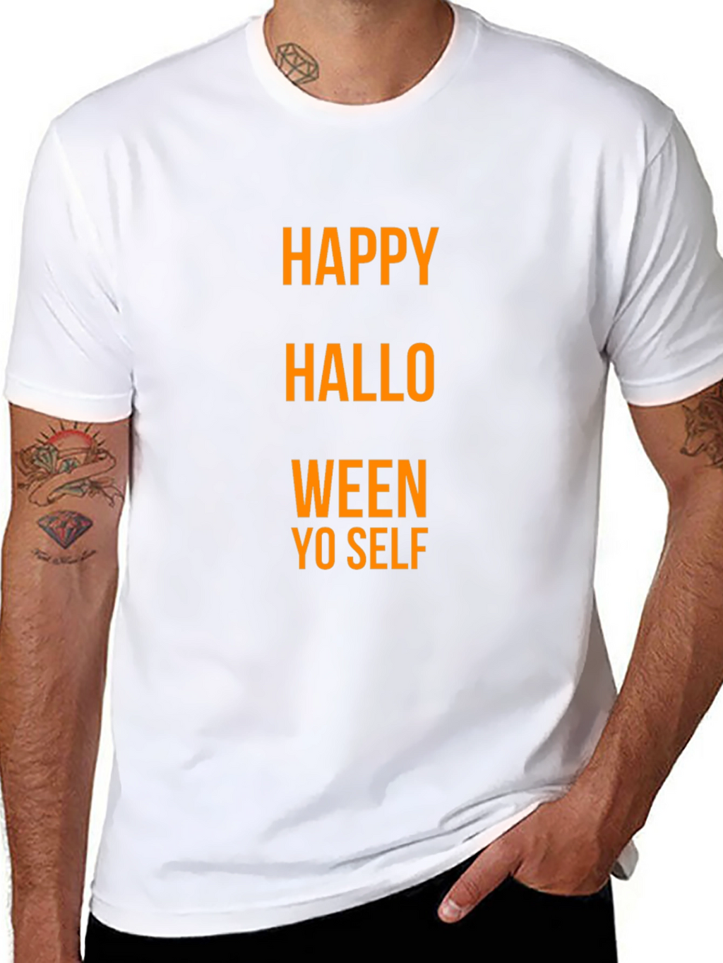 Happy Halloweeen Yo Self Graphic Tee