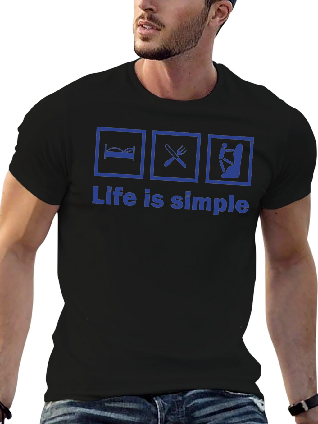 Life Is Simple Graphic Tee
