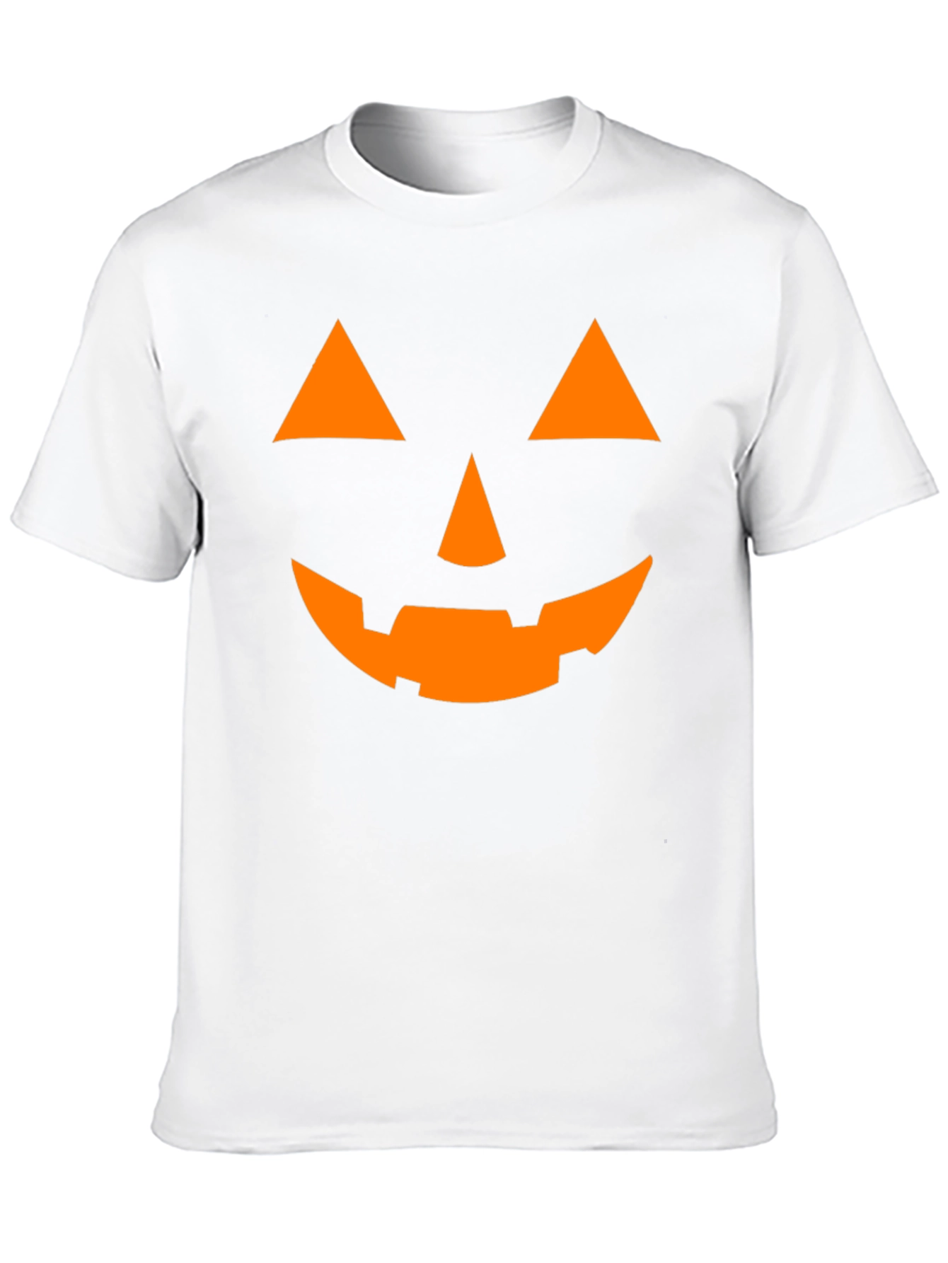 Halloween Pumpkin Face Graphic T-Shirt