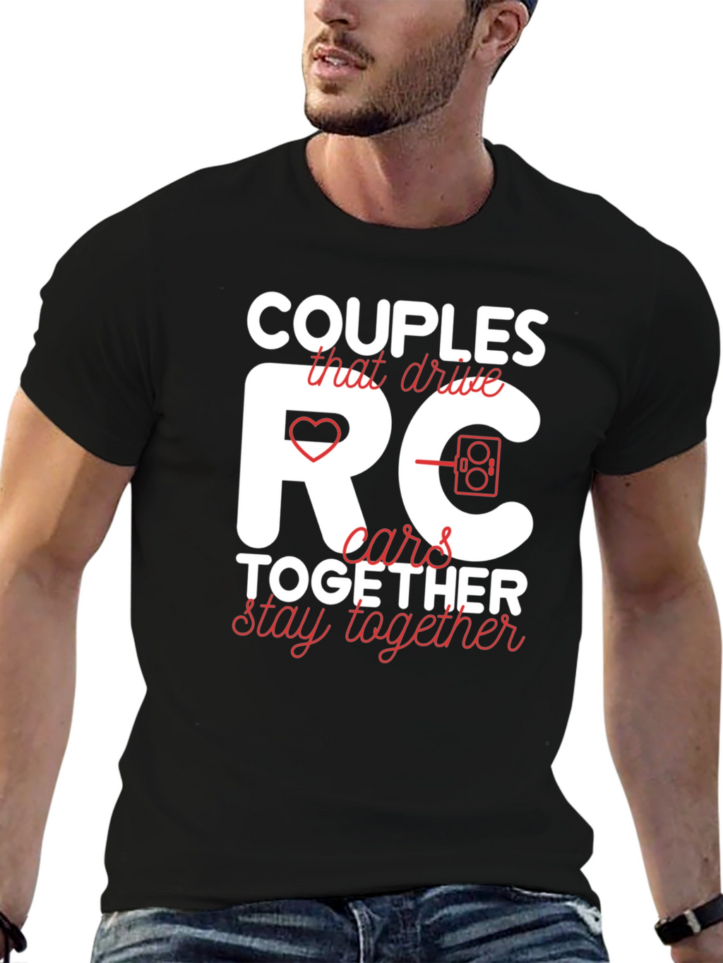 Couples RC Cars Together Stay Together Tee