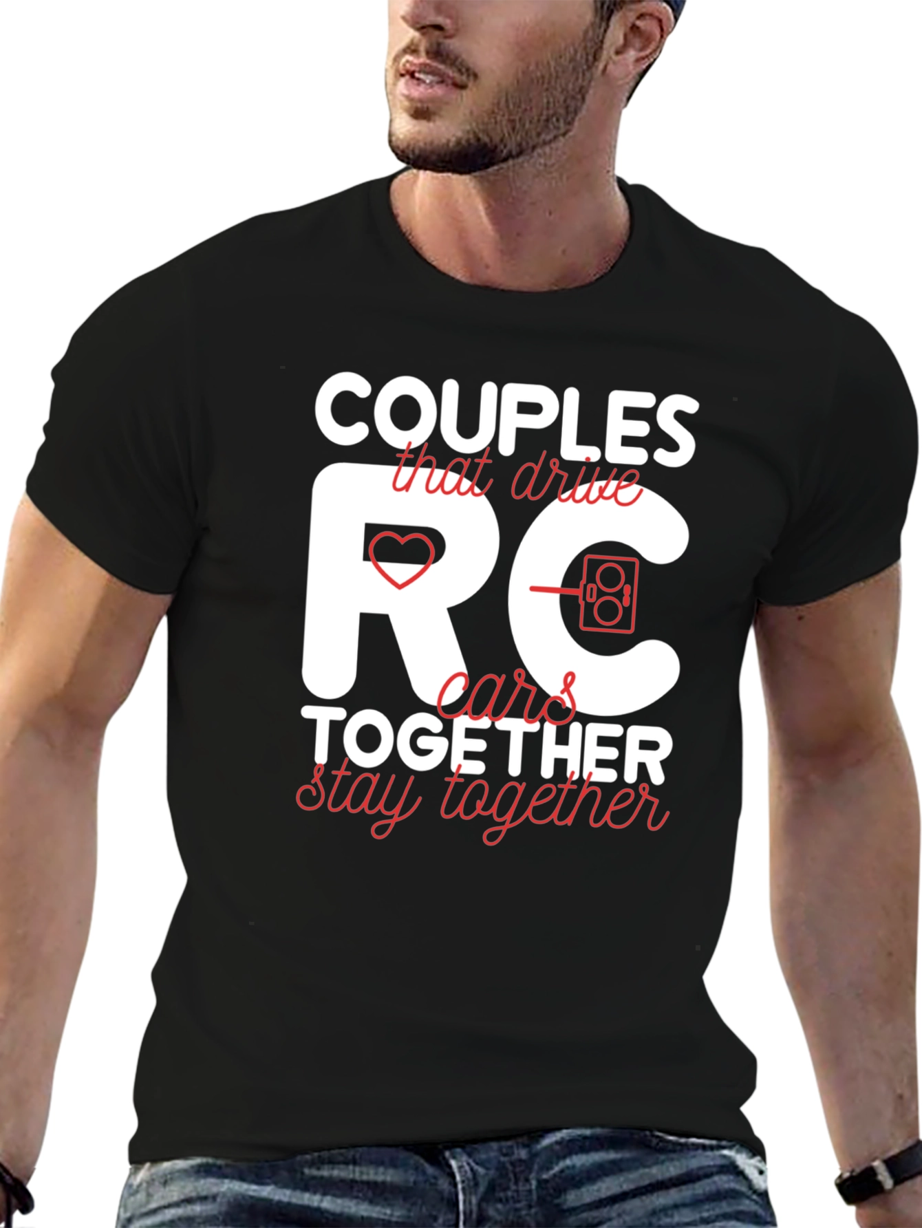 Couples RC Cars Together Stay Together Tee