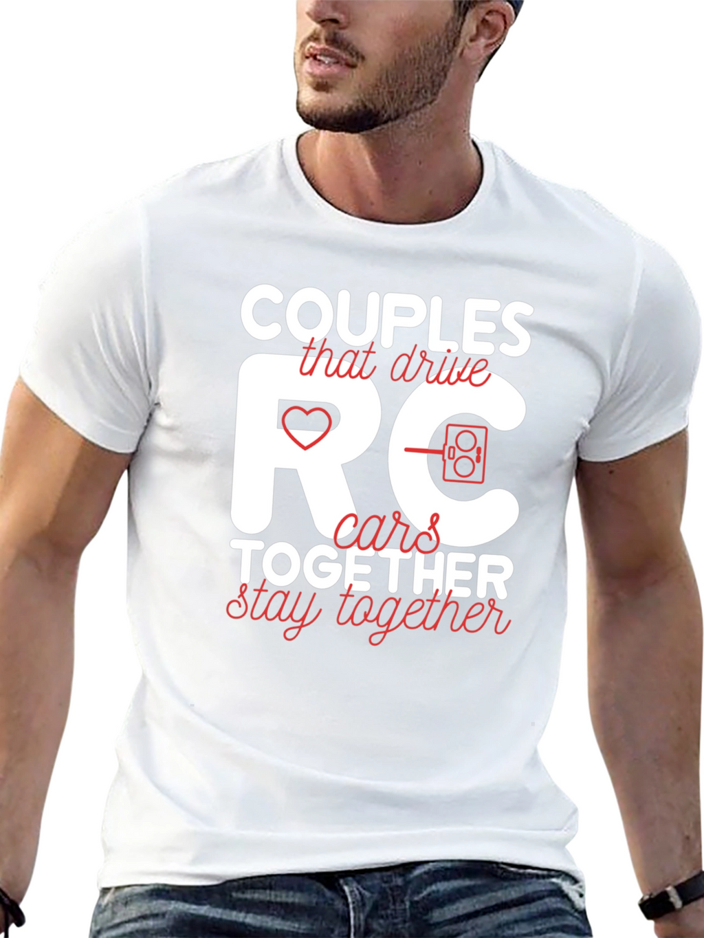 Couples RC Cars Together Stay Together Tee
