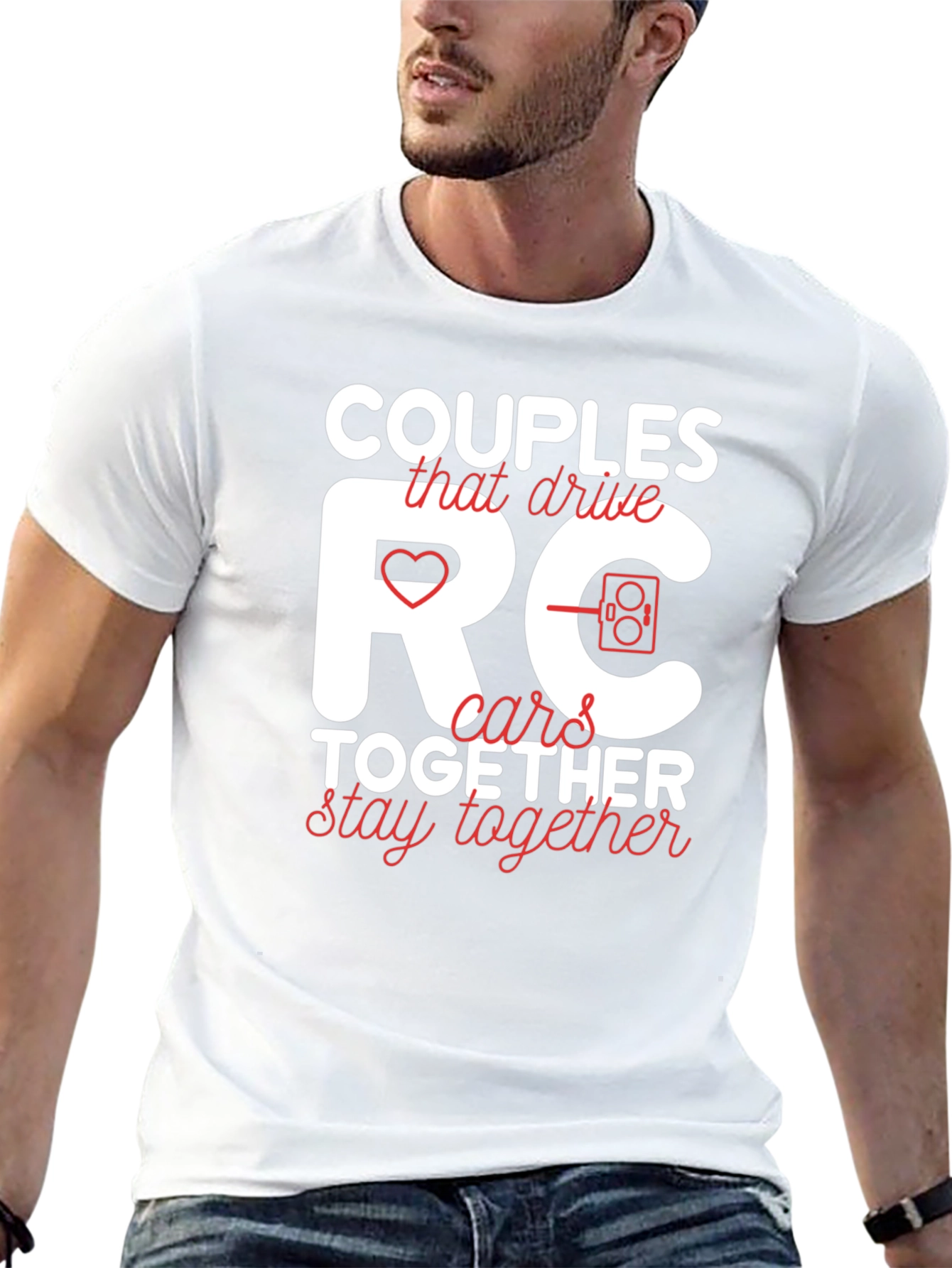 Couples RC Cars Together Stay Together Tee