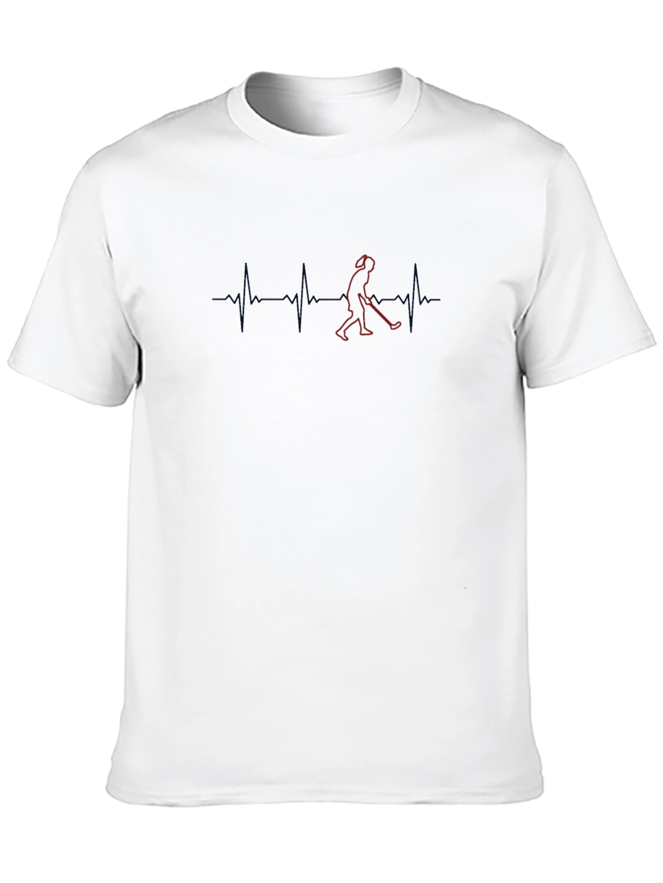 Hockey Heartbeat Graphic Tee