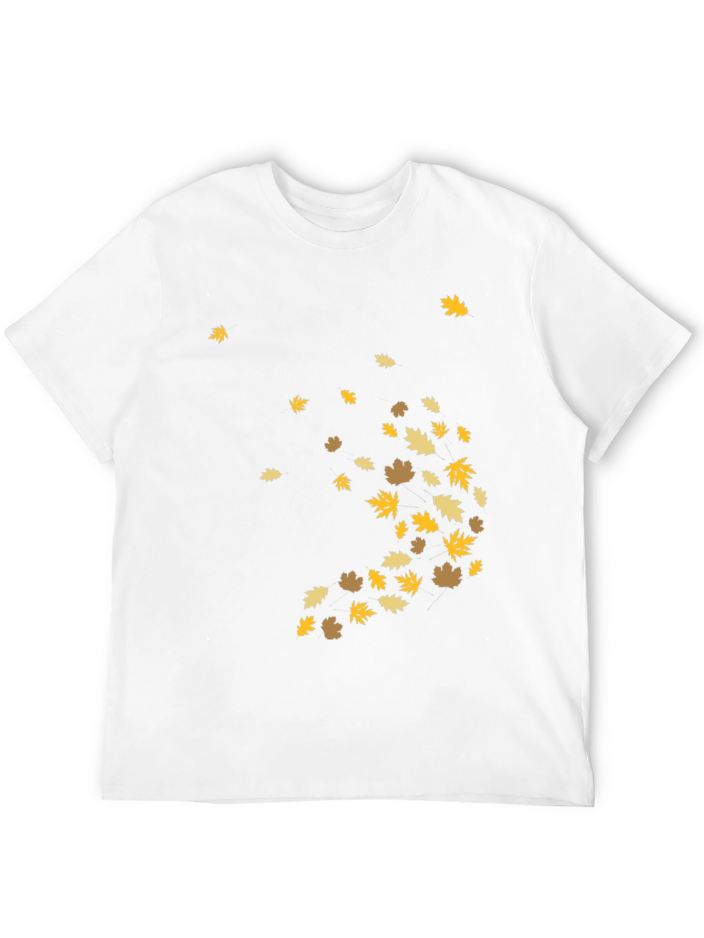 Autumn Leaves Graphic Tee - Black