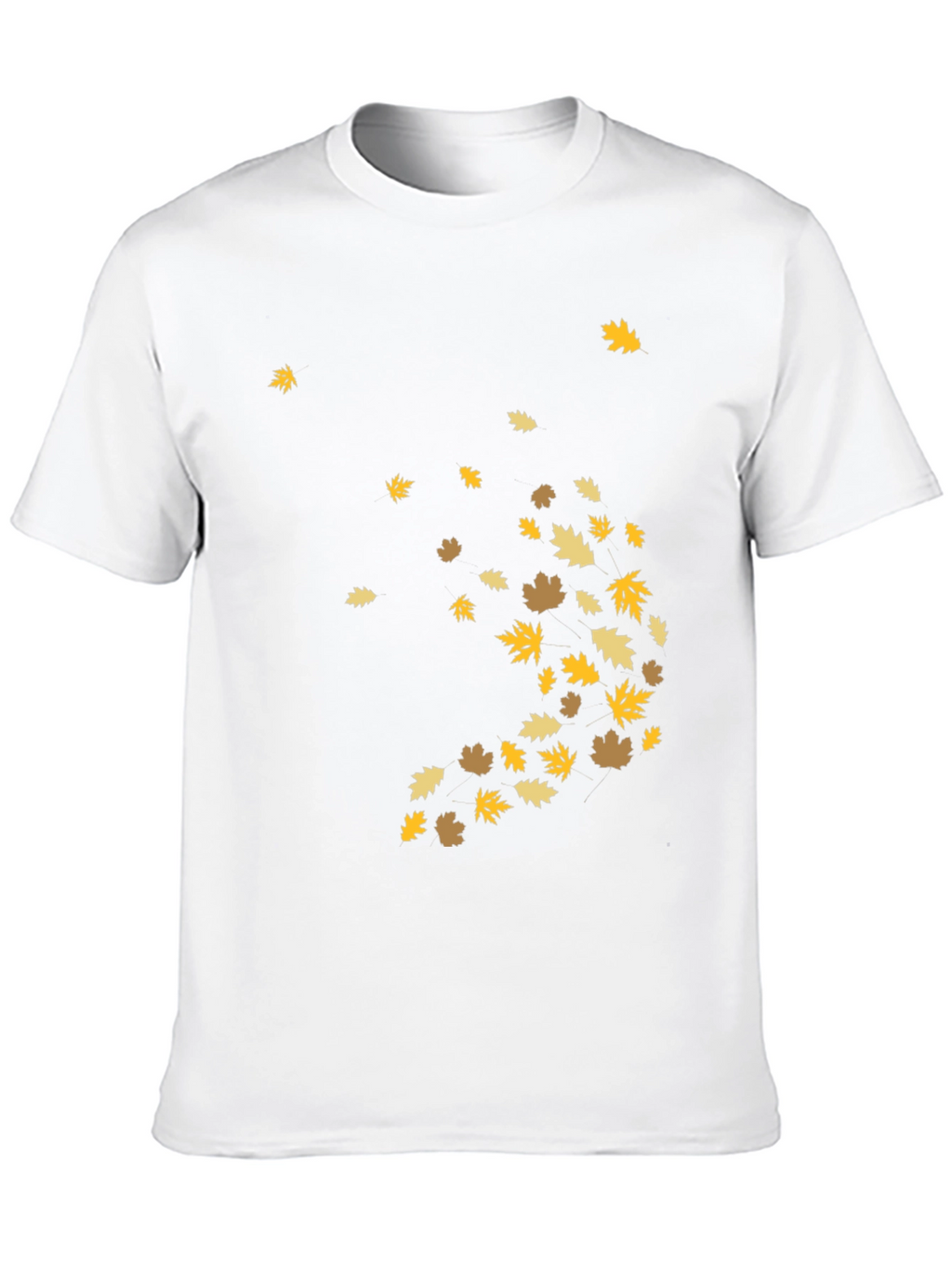 Autumn Leaves Graphic Tee - Black
