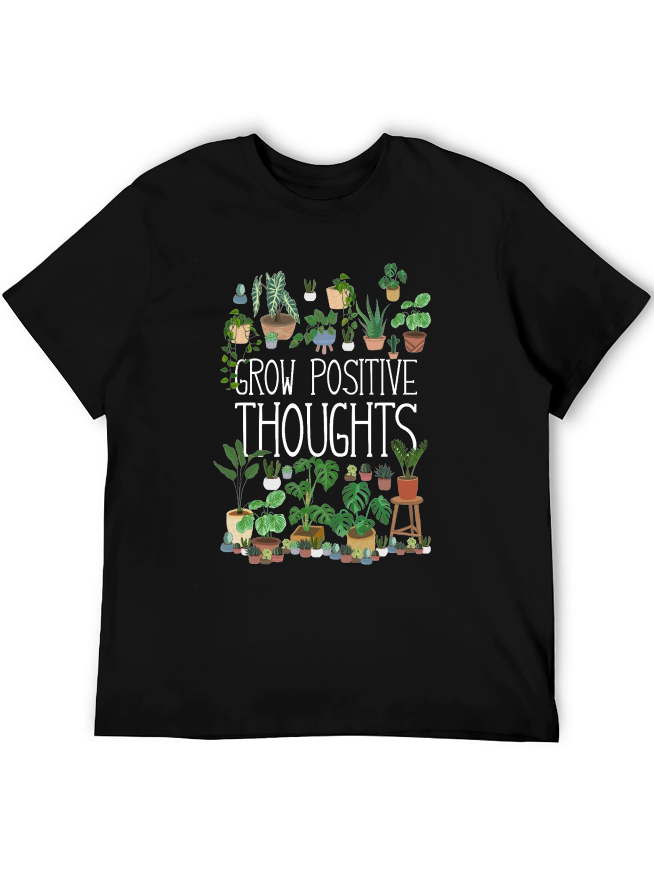Grow Positive Thoughts Plant Lover Tee