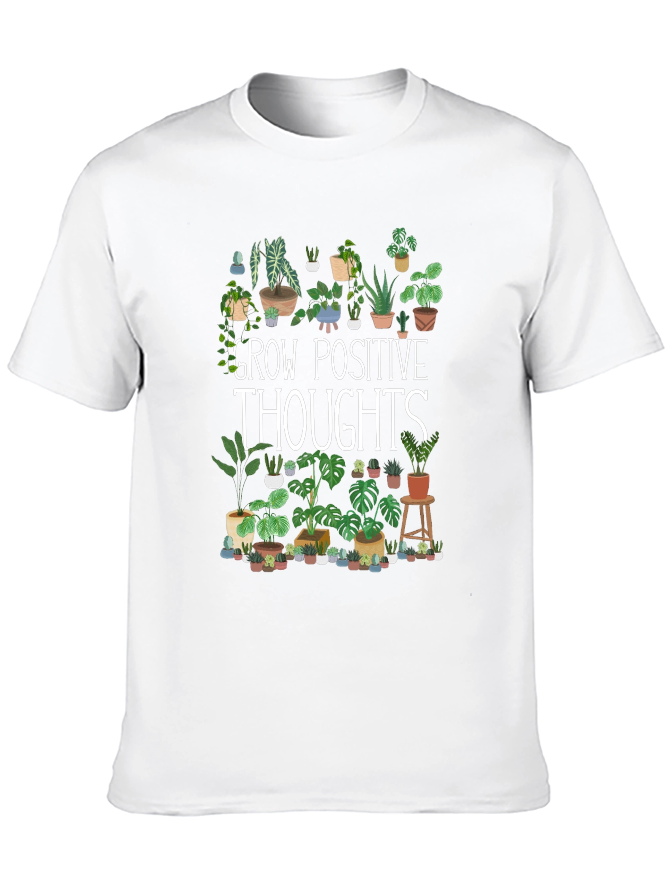 Grow Positive Thoughts Plant Lover Tee