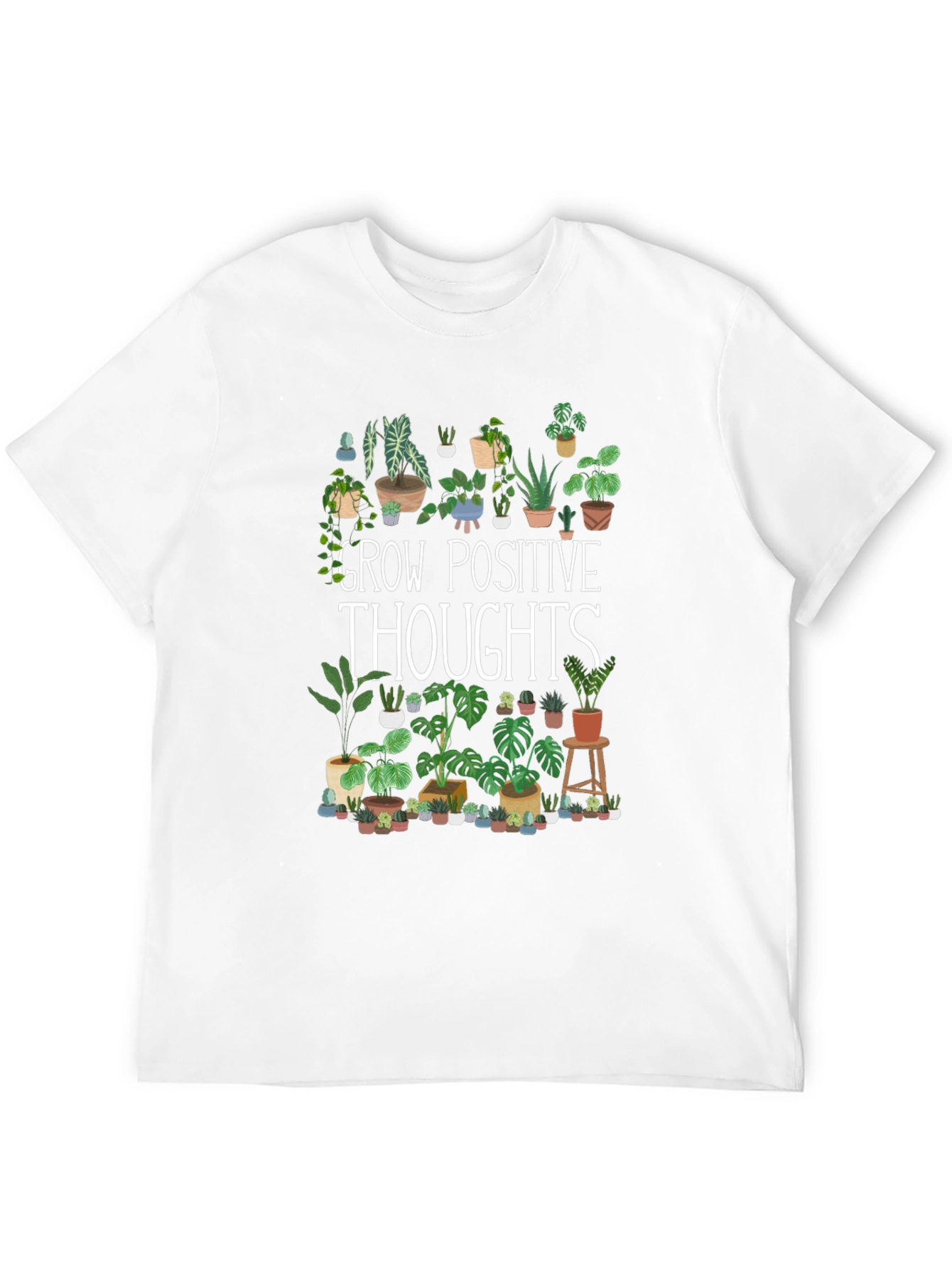 Grow Positive Thoughts Plant Lover Tee