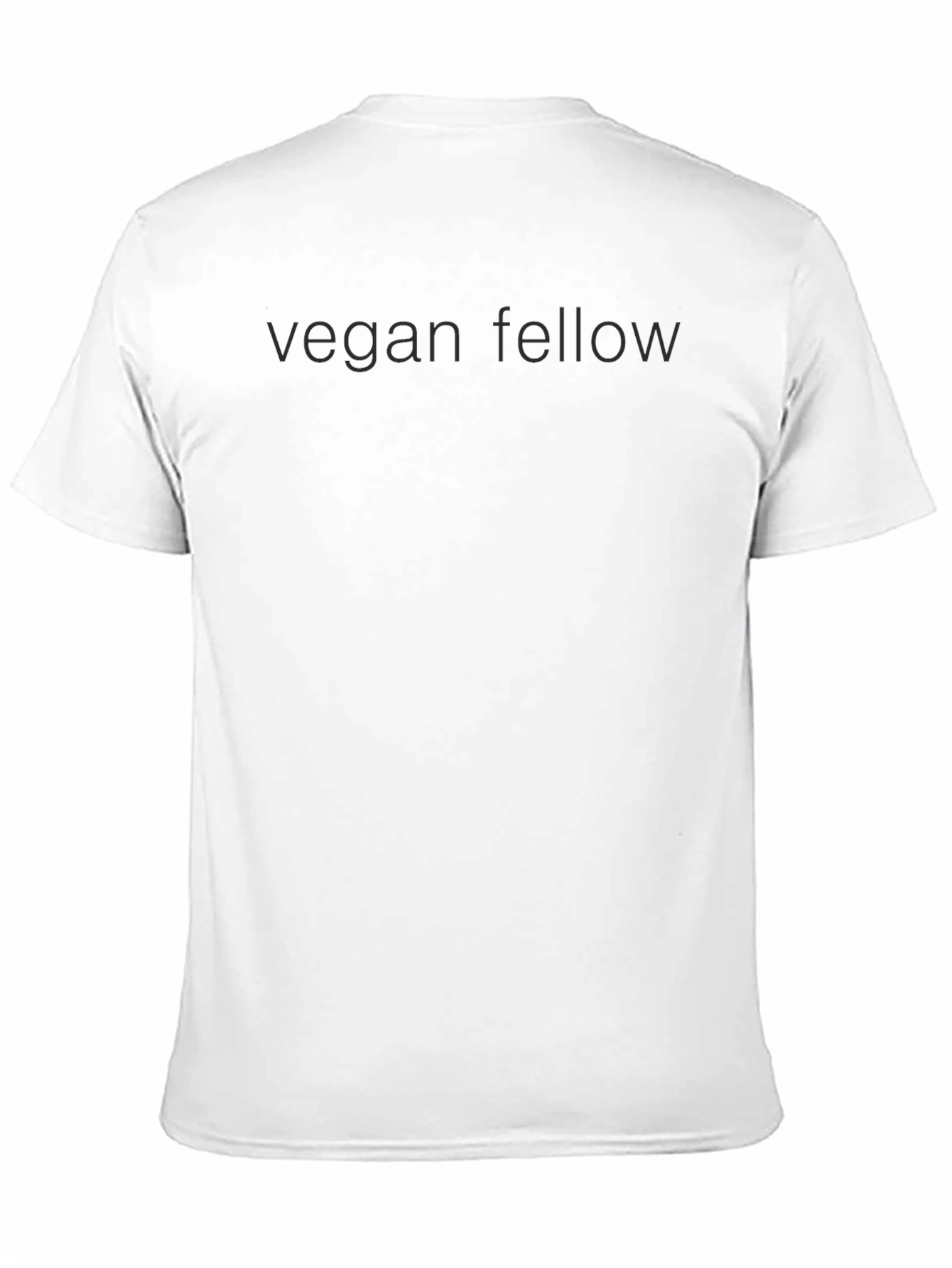 Vegan Fellow Black Crew Neck Tee