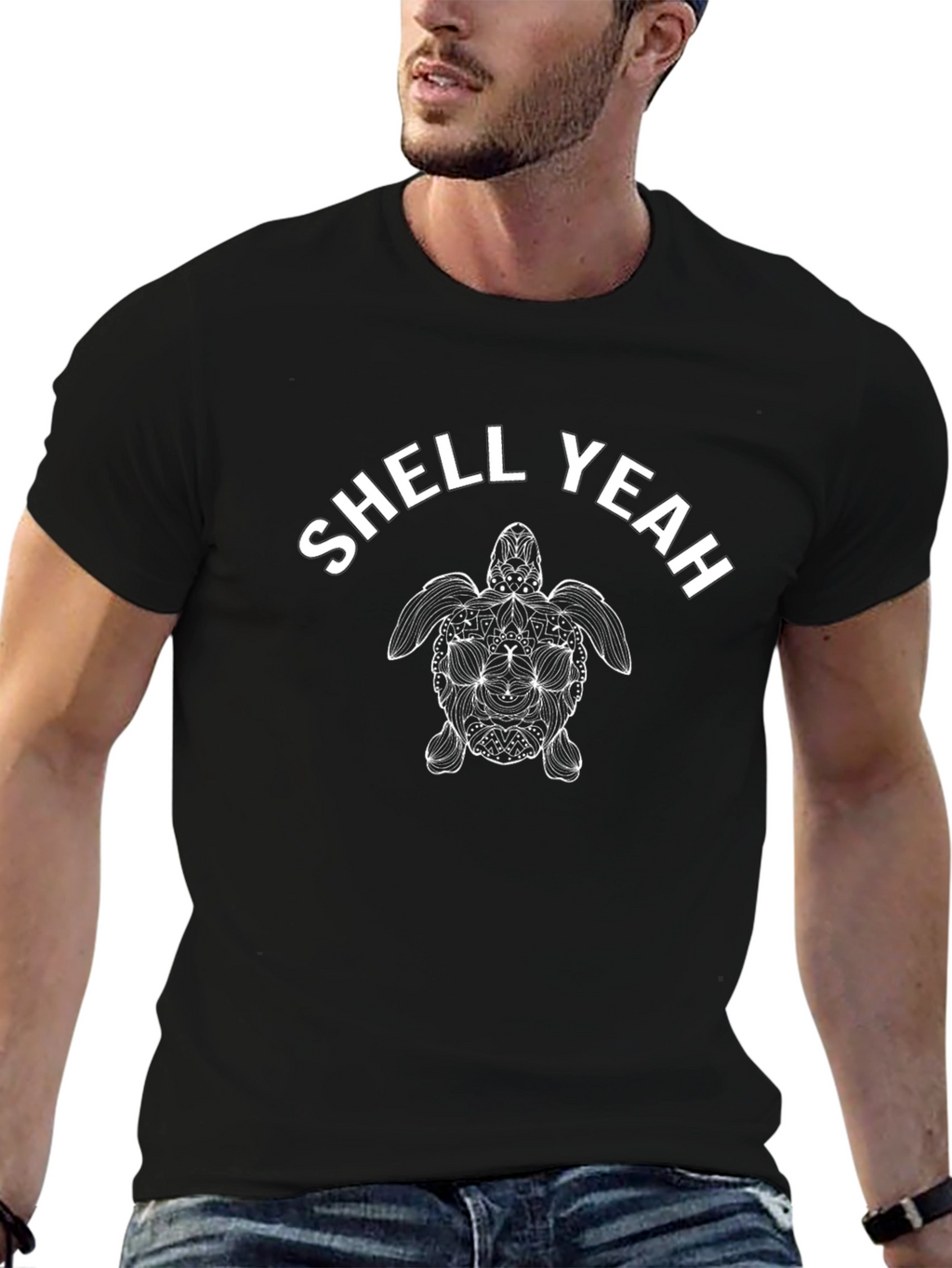 Shell Yeah! Sea Turtle Graphic T-Shirt