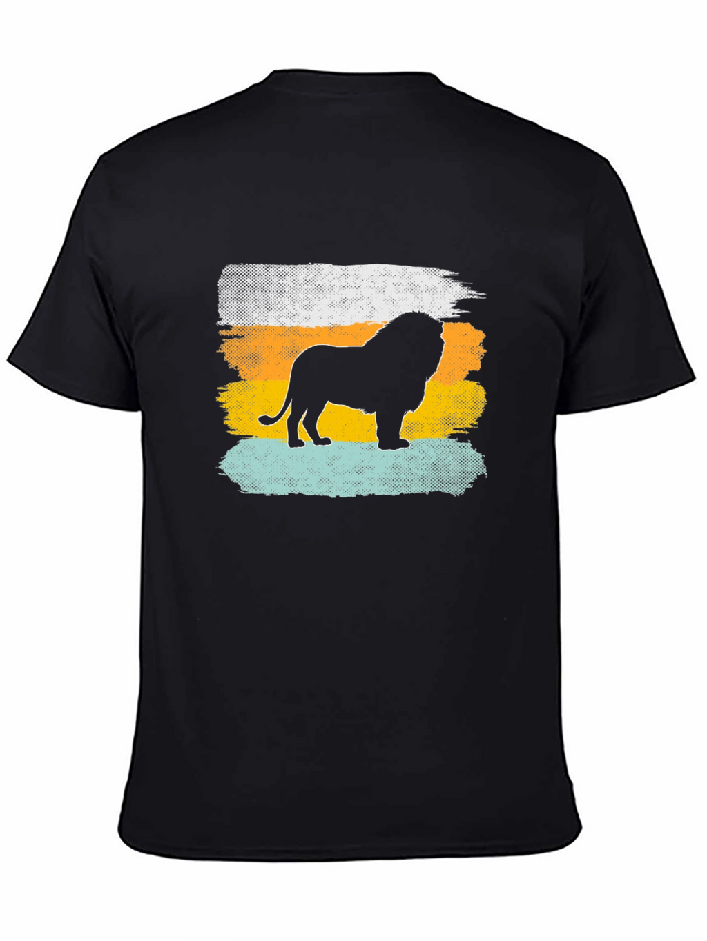 Lion Silhouette T-Shirt - Retro Style Tee