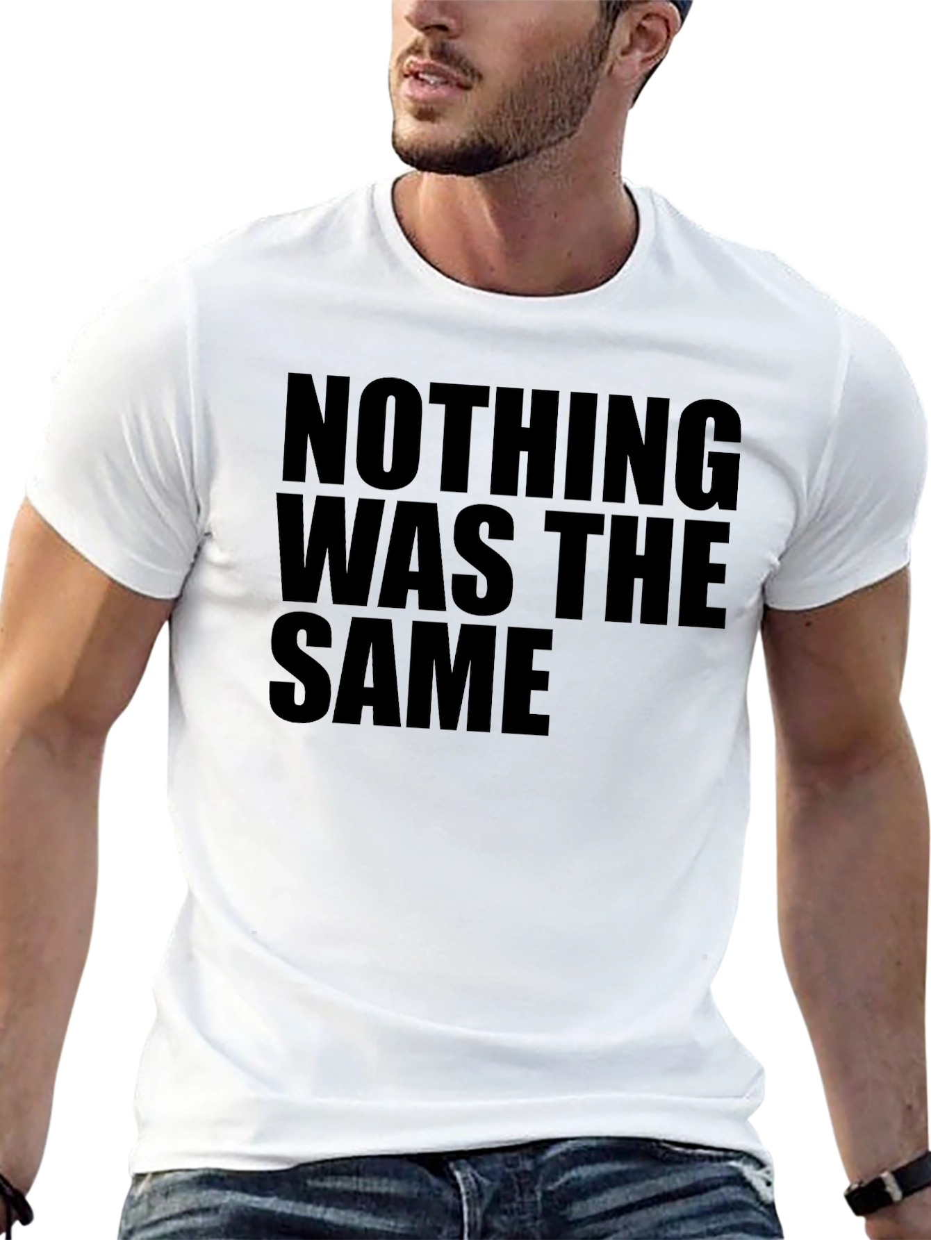 Nothing Was The Same Black Graphic Tee