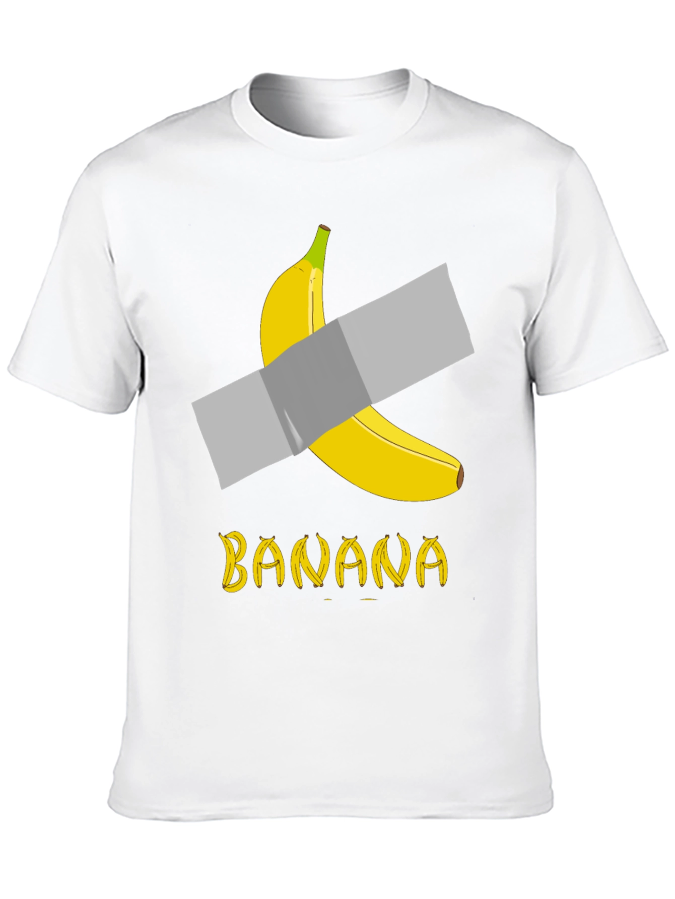 Banana Duct Tape T-Shirt: Funny Art Tee