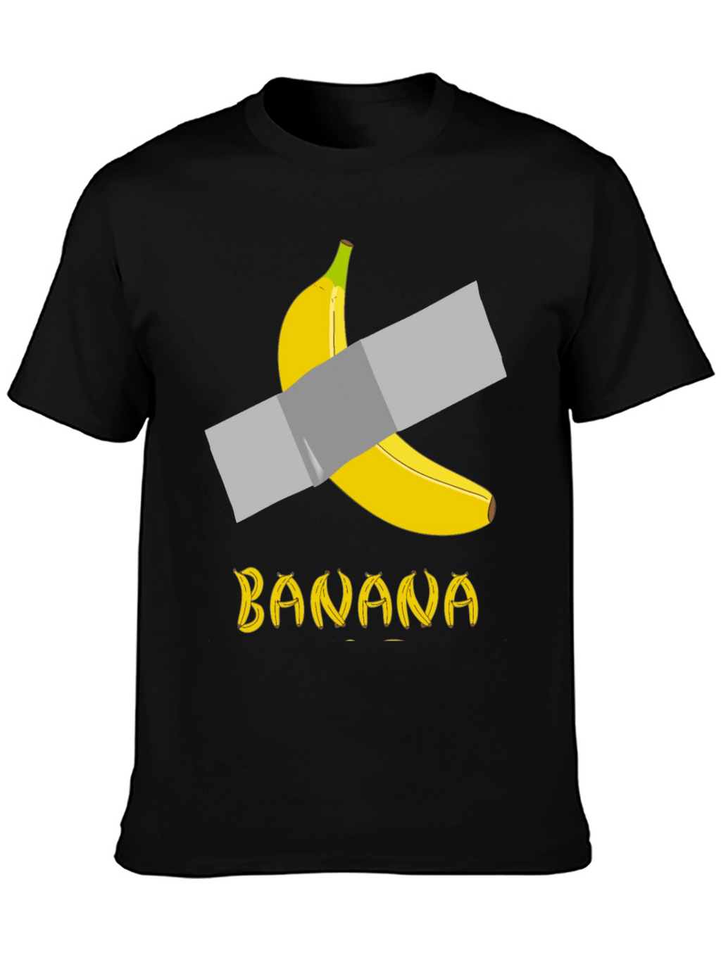 Banana Duct Tape T-Shirt: Funny Art Tee