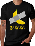 Banana Duct Tape T-Shirt: Funny Art Tee