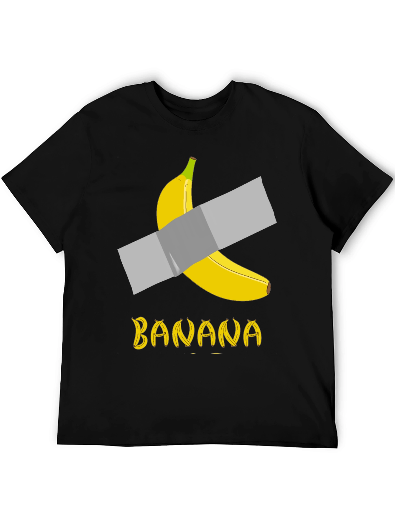 Banana Duct Tape T-Shirt: Funny Art Tee