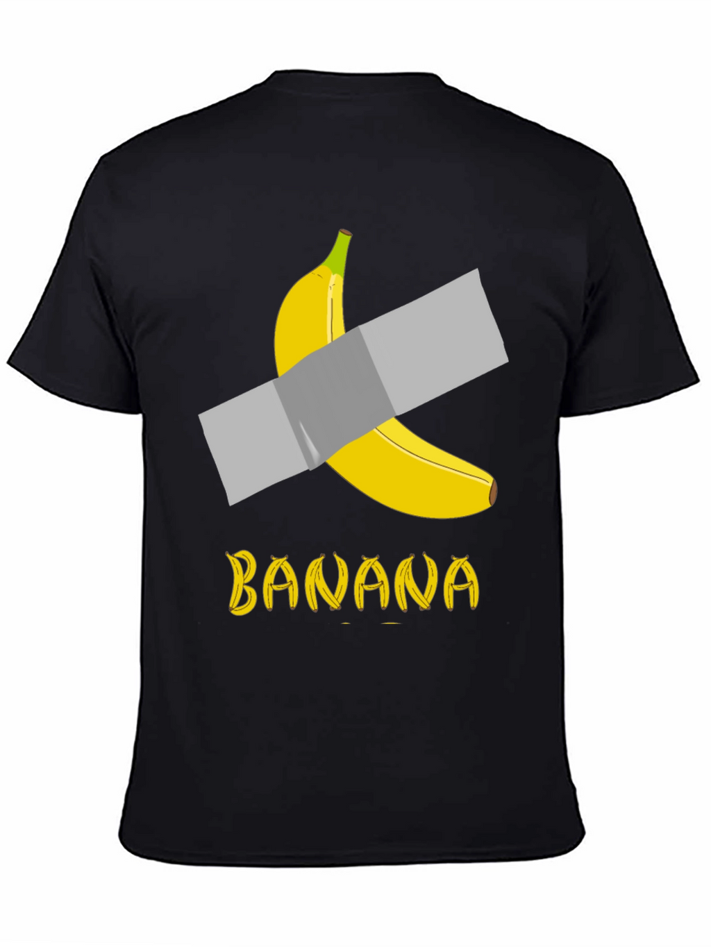 Banana Duct Tape T-Shirt: Funny Art Tee