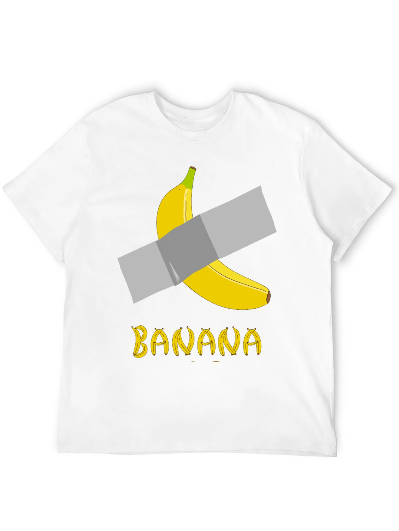 Banana Duct Tape T-Shirt: Funny Art Tee