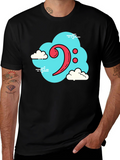 Bass Clef Cloud T-Shirt - Black Music Tee