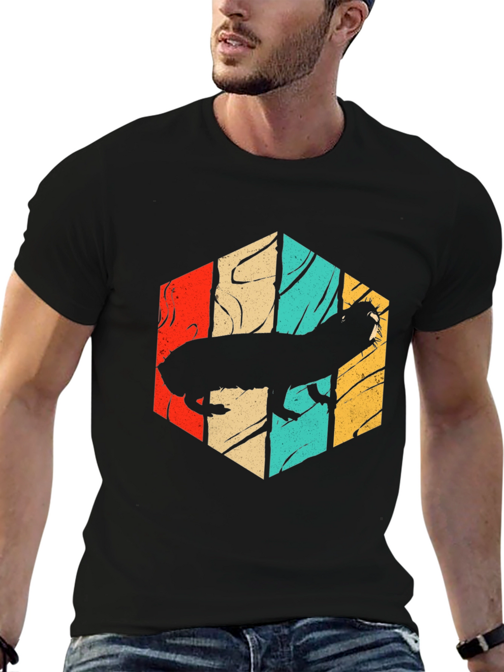 Retro Llama Silhouette Tee