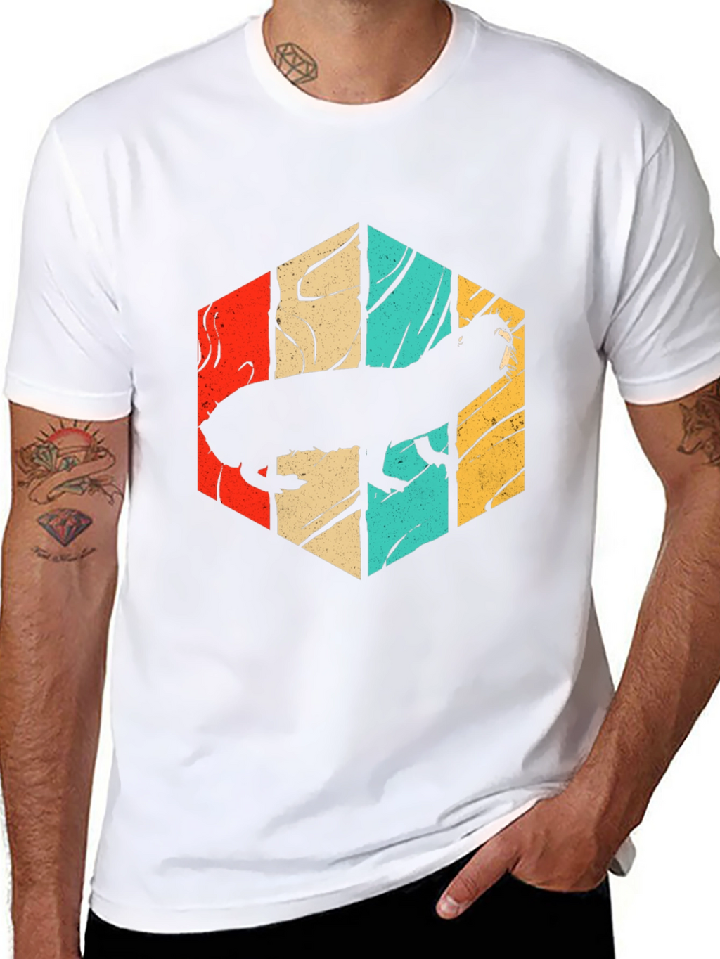 Retro Llama Silhouette Tee