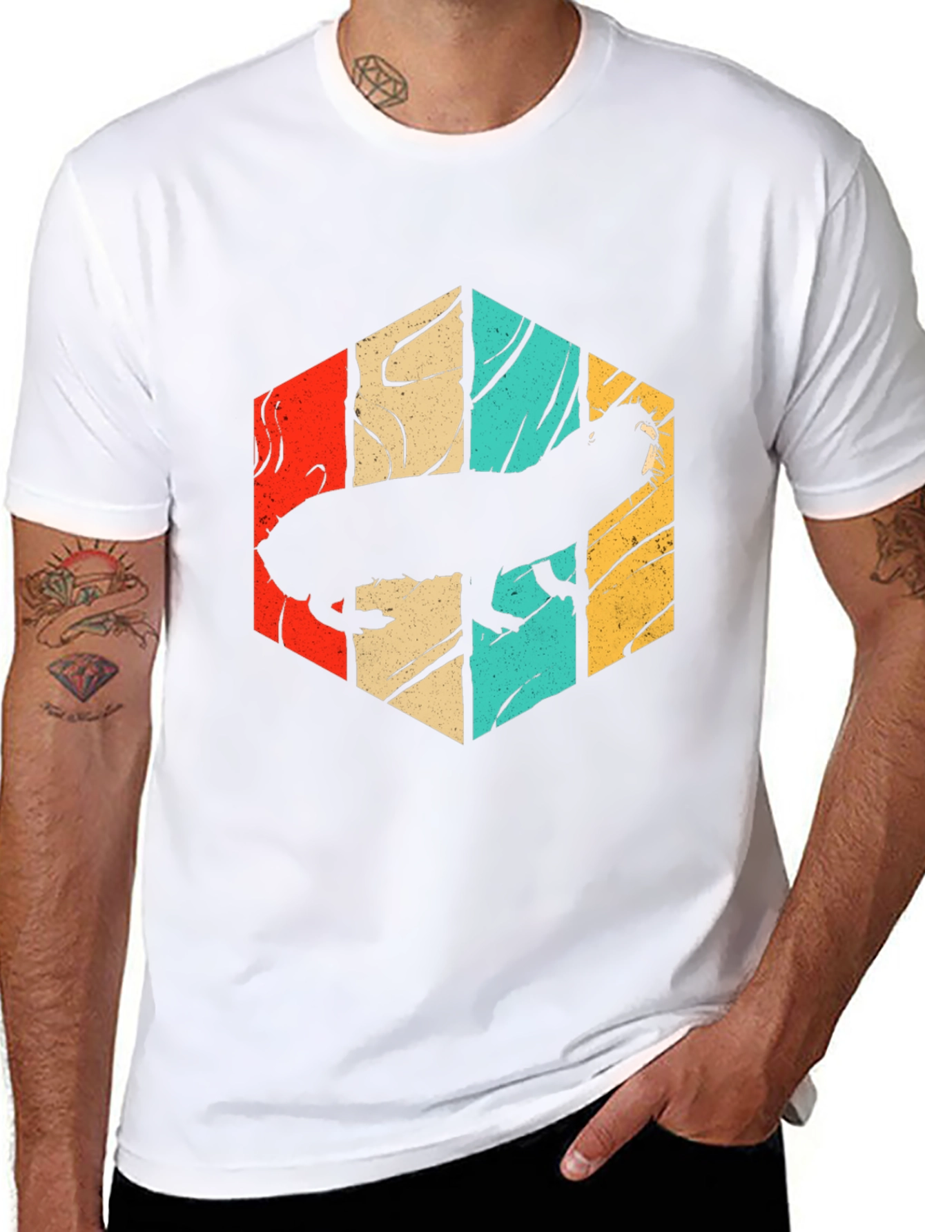 Retro Llama Silhouette Tee