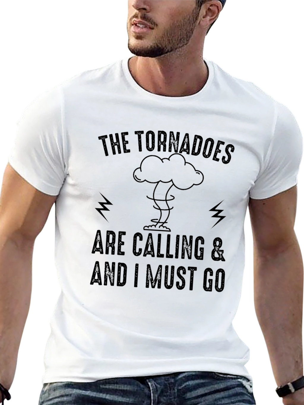Tornadoes Are Calling Funny Graphic Tee