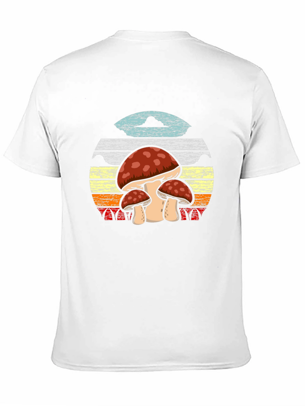 Retro Mushroom T-Shirt - Nature Inspired Graphic Tee