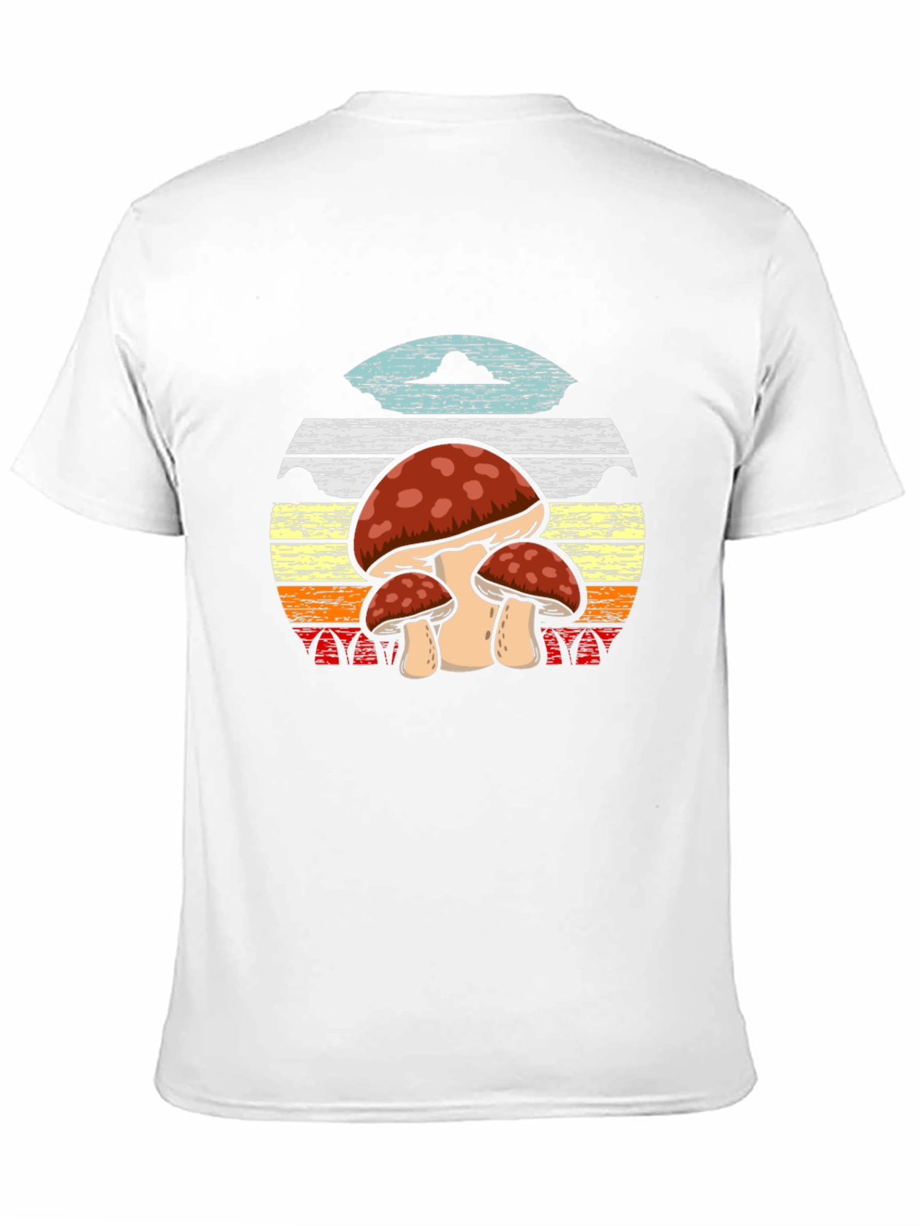 Retro Mushroom T-Shirt - Nature Inspired Graphic Tee