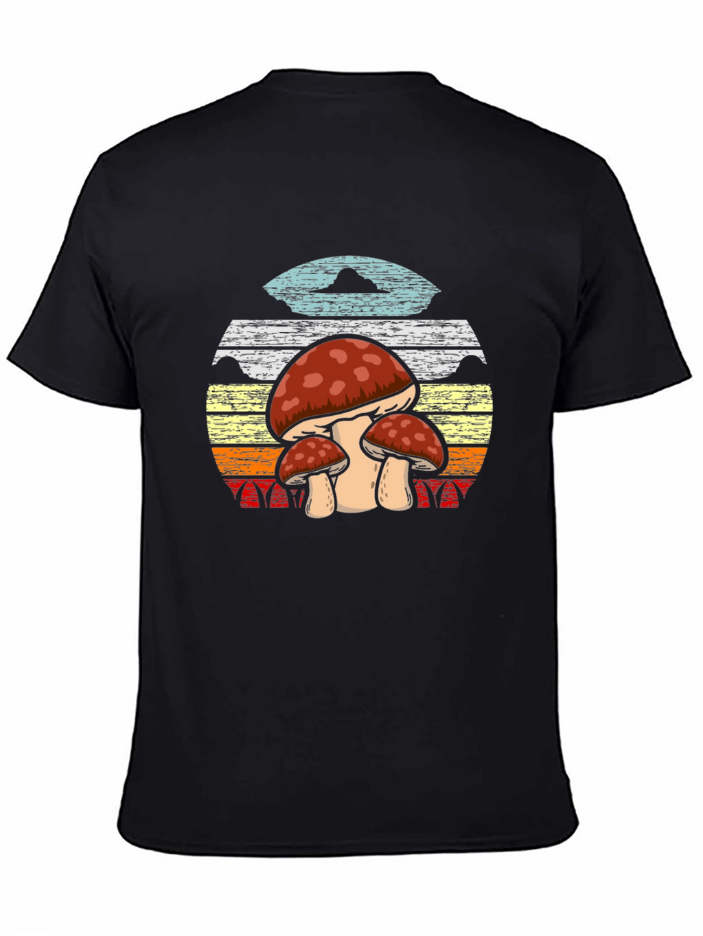 Retro Mushroom T-Shirt - Nature Inspired Graphic Tee