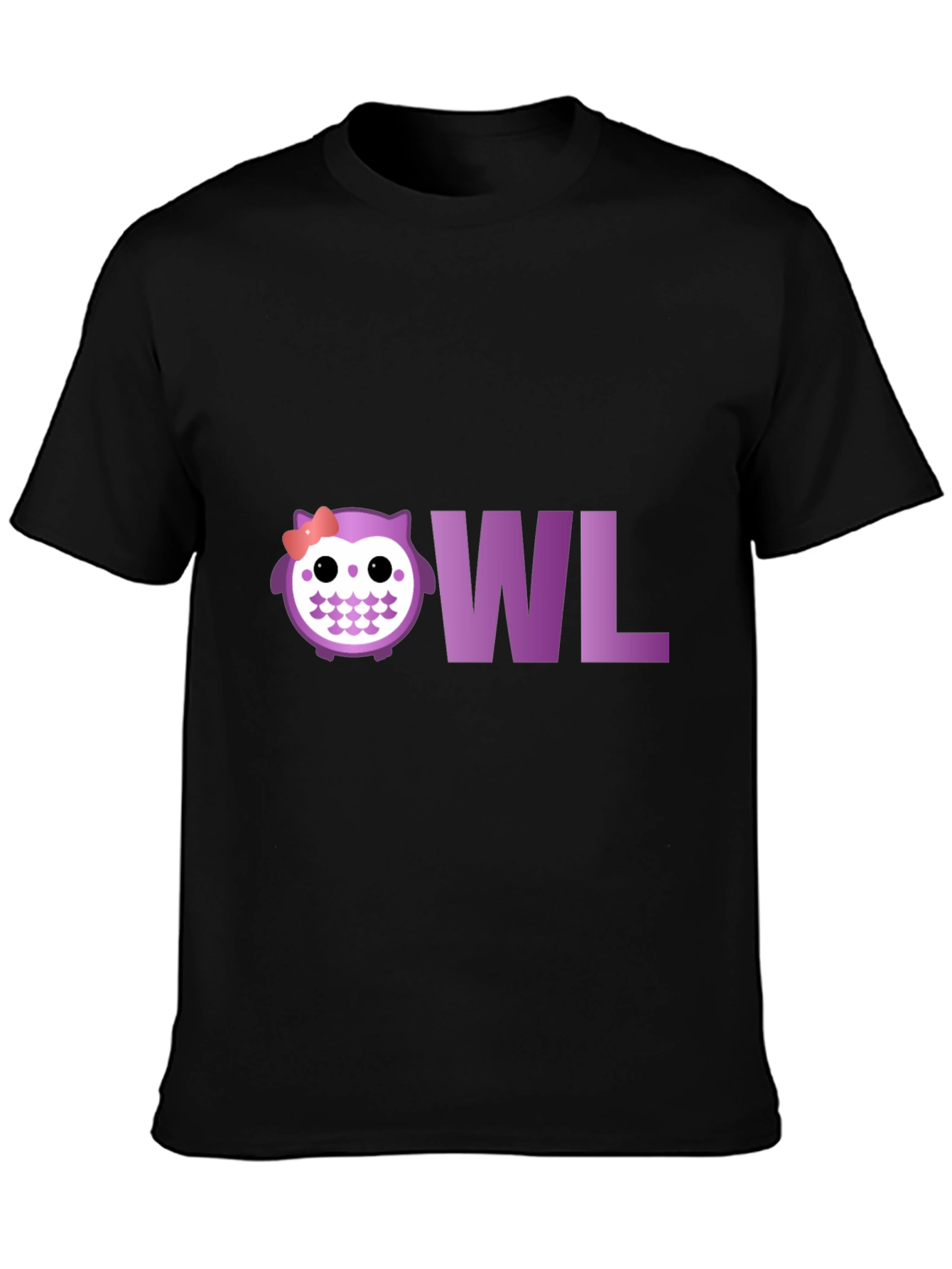 Cute Owl T-Shirt - Purple Graphic Tee