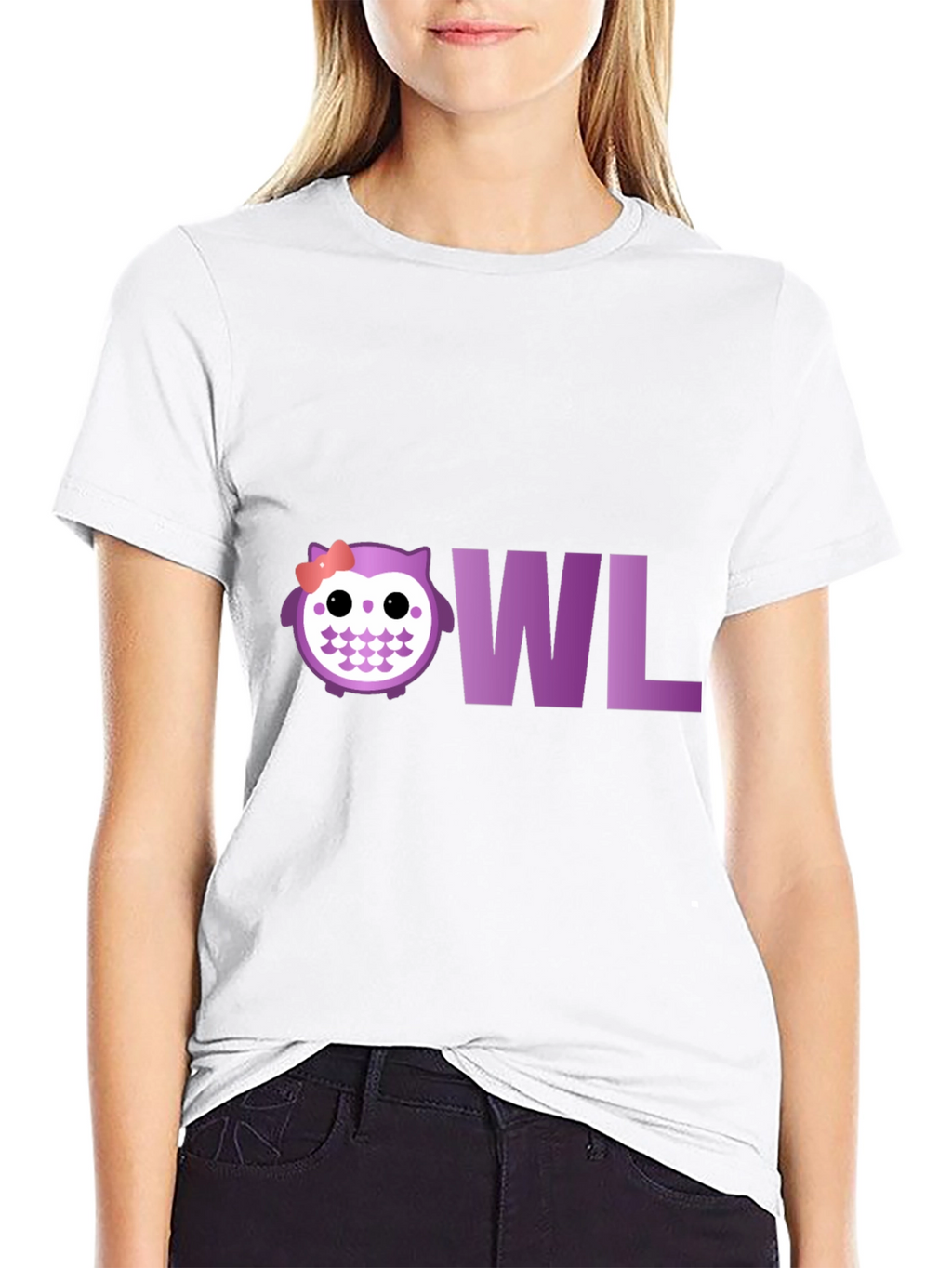 Cute Owl T-Shirt - Purple Graphic Tee