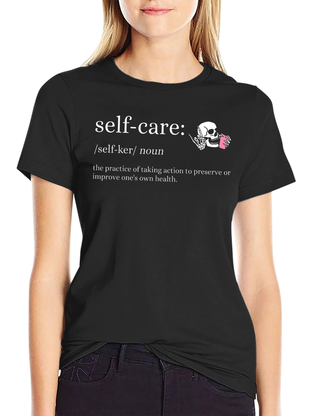Self-Care Definition Graphic T-Shirt