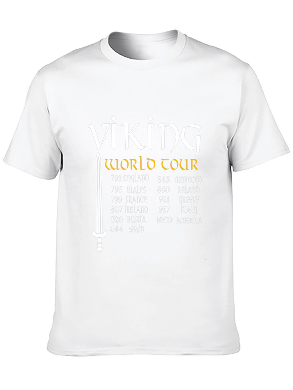 Viking World Tour T-Shirt - Black